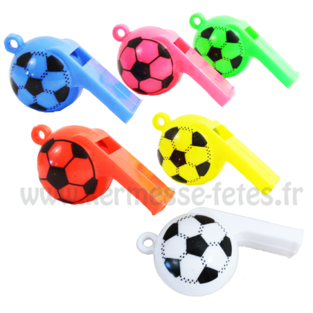 SIFFLET BALLON FOOTBALL PM Ø 3 cm