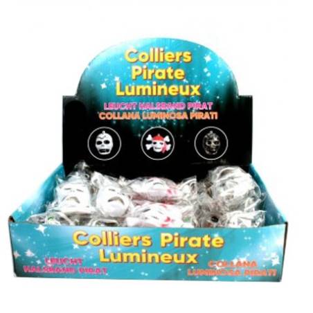 COLLIER PIRATE LUMINEUX