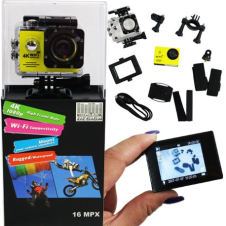 CAMERA EMBARQUEE 4K ultra HD WIFI 16mpx