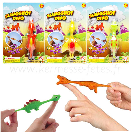 Chochkees Slingshot Dinosaure, jouets dinosaures volants extensibles en  vinyle, 10,2 cm (4 pièces (lot de 2)) : : Jeux et Jouets