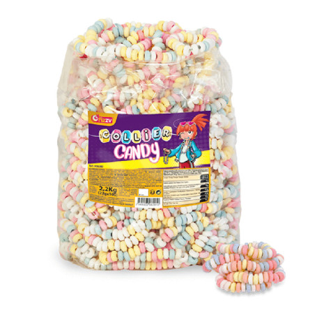 COLLIER  CANDY BONBONS DEXTROSE FIZZY