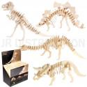 PUZZLE SQUELETTE DE DINOSAURE 3D EN BOIS