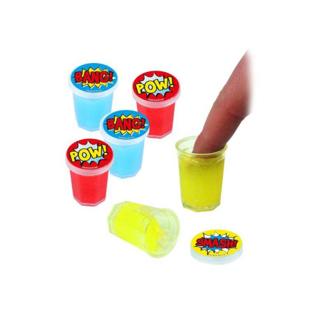 MINI POT DE PATE SLIME 10 gr " SUPER HERO "