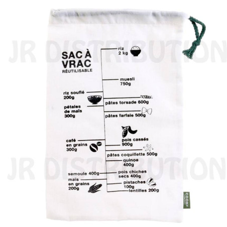 SAC À VRAC GRADUÉ RÉUTILISABLE