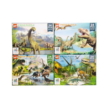 PUZZLE DINO 24 PIECES