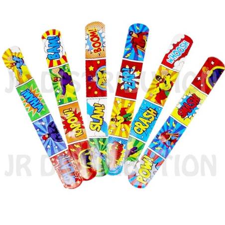 BRACELET CLAP " SUPER HEROS"