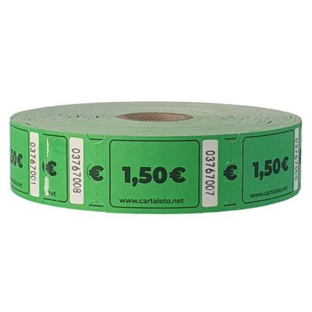 ROULEAU DE 1000 TICKETS 1.50€