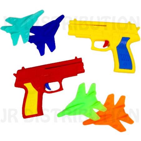 PISTOLET LANCEUR + 2 AVIONS