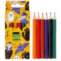 BOITE DE 6 CRAYONS DE COULEURS " HALLOWEEN "