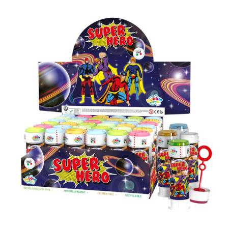 BULLE DE SAVON "SUPER HERO"  60 ml