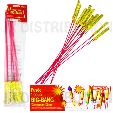 SACHET DE 12 FUSÉES 1 COUP BIG-BANG