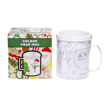 MUG / TASSE A COLORIER " NOEL "