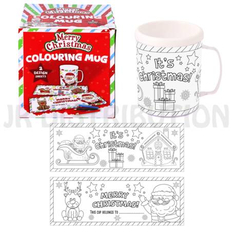 MUG / TASSE A COLORIER " NOEL "